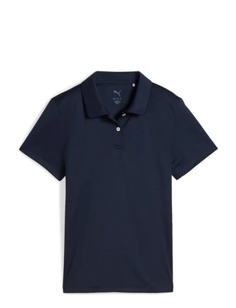 PUMA Golf Girls Pure Ss Polo - Navy - 116
