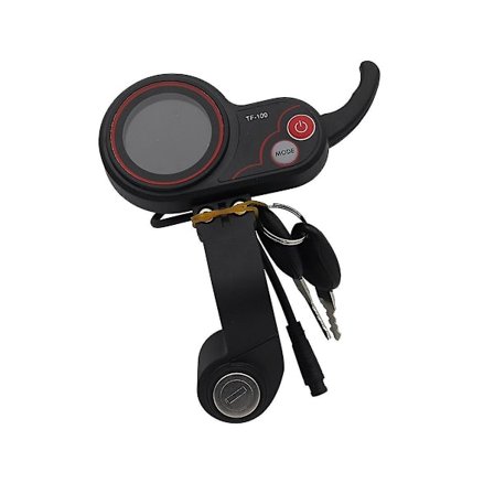 Tf-100 LCD-display gashåndtag meter instrumentbræt 6pin switch med elektrisk dør lås nøgle til elektrisk sc