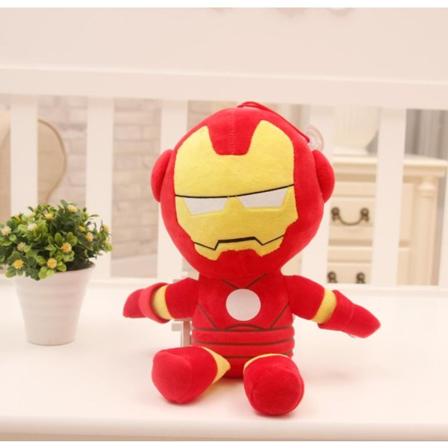 25cm Marvel Avengers plysj leketøy Batman utstoppede dukker Z-WELLNGS Iron Man