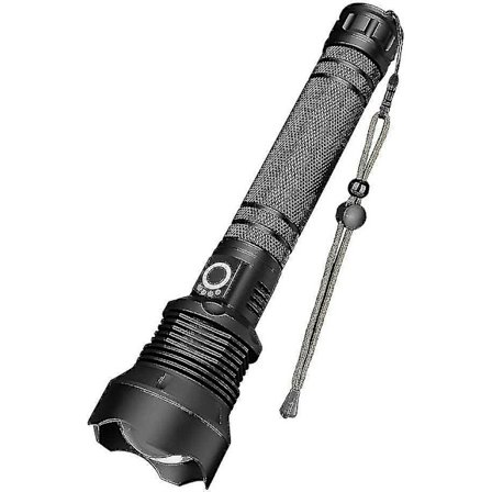 Led-taskulamppu, Xhp70 Ultra Tehokas Säädettävä Zoomaava Vedenkestävä Taskulamppu, Usb Ladattava