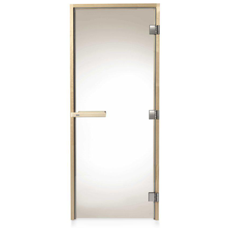 Tylö DGB Bastudörr bronsfärgat glas, furu 8x21 dm, Bastu