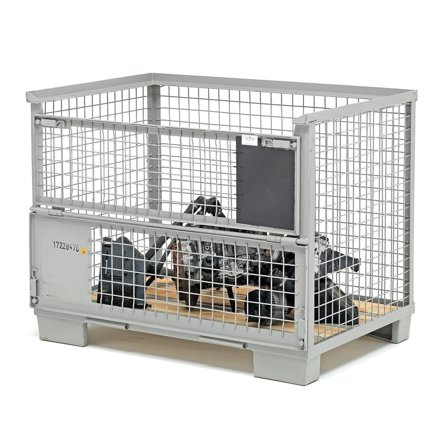 Pallcontainer RANGE, 6000 kg, 1200x800 mm