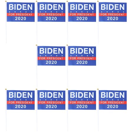 10 stk. Biden støtteflag Støtte Biden flag Støtte flag 20