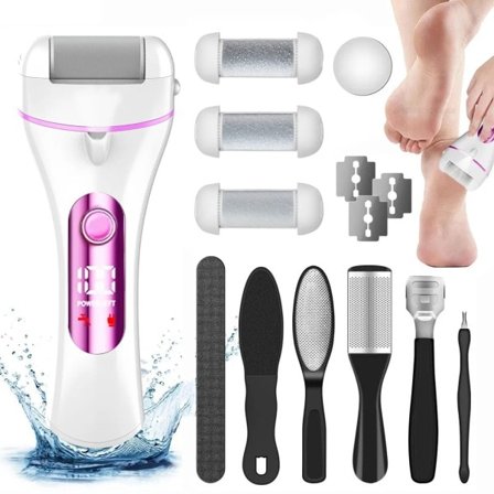 Elektrisk Fot Fil Callus Fjerner Kalk For Føtter Og Hæler Elektrisk Fot Sandpapir Pedikyr Fot Exfoliator