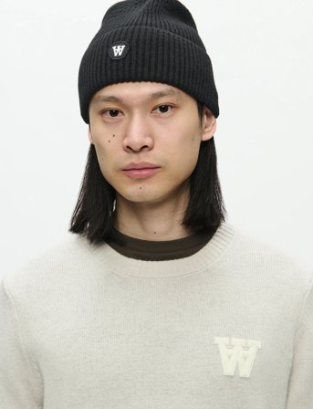 WOOD WOOD Wwvin Beanie 25253 - Black - ONE SIZE