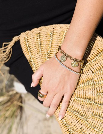 By Jolima Amalfi Bracelet - Gold - ONE SIZE