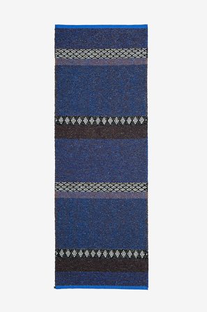 Horredsmattan - Mixed Forest - Sininen - Puuvilla- & räsymatot - 150X200 - - Homeroom