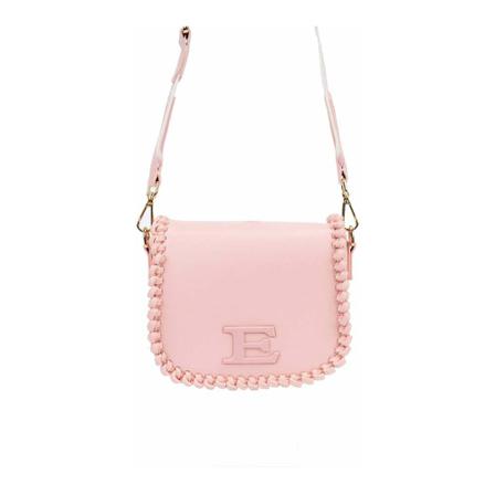 Ermanno Scervino, Large bag with weaves Różowy, Kobieta, Rozmiar: ONE Size