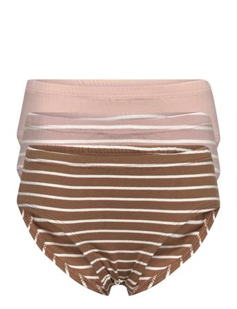 Briefs 3-Pack Night & Underwear Underwear Panties Multi/mønstret En Fant
