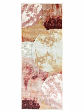 Coloria Dywan Wewnętrzny I Zewnętrzny Możliwość Prania 80X200 Mały Wielokolorowy (Pastelowy) Chodnik