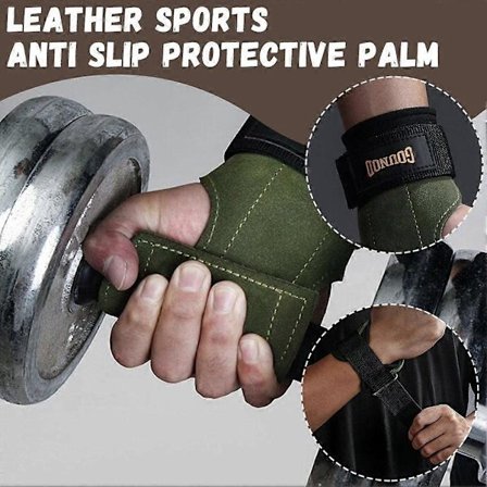 Vektløfting Krok Håndleddsstropper Styrkeløft Støtte Håndgrep Treningshansker