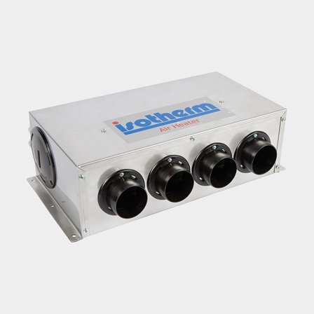 Sbrinatore / riscaldamento Isotherm, 4x uscite, 2x collegamenti acqua di raffreddamento Ø16 mm, 10 000 W, 24 V