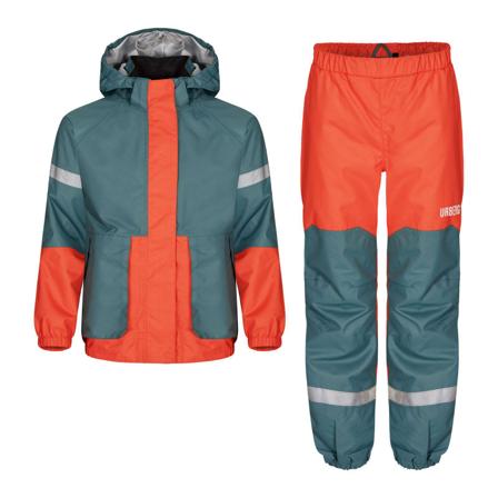 Urberg Hellesylt Rain Set Kids Children rainwear sets Red 134/140