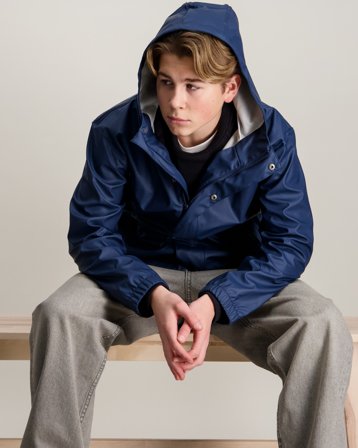 LMTD DRY10 RAIN JACKET Niebieski Kurtki Chłopiec - Kids Brand Store