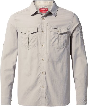 Craghoppers NosiLife Adventure III LS Shirt paita, Parchment