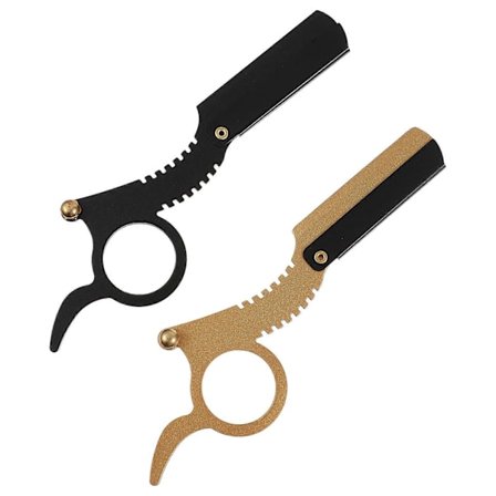 Skäggmanual för rakning Ergonomiskt utformad med komfort och rätt balans