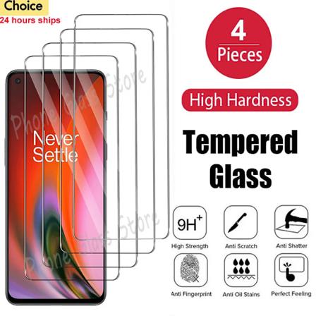 4 stk. Hærdet glas til Oneplus 10T 10R 9 Rt 8T 7 skærmbeskyttelse til Oneplus Nord 2T N10. N20 N30 N100 N300 Ce 2 3 Lite glas For Nord N20 5G 4 Pieces