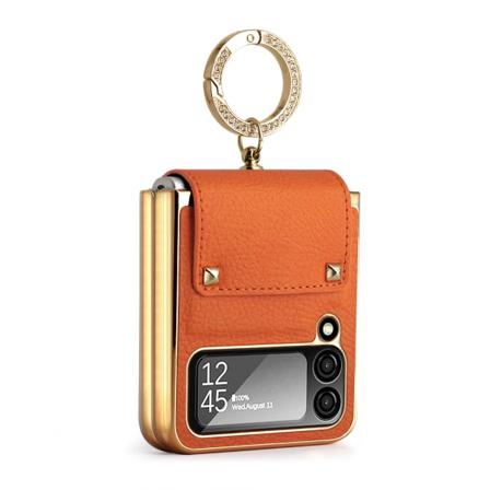 Phone Case Pu Telefonfodral För Samsung Galaxy Z Flip4 5g