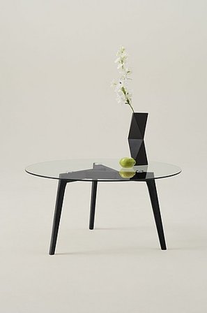 Jotex - Soffbord ø 90 Cm Ek - Glas Svart MALEVIK - Köp Soffbord hos Jotex