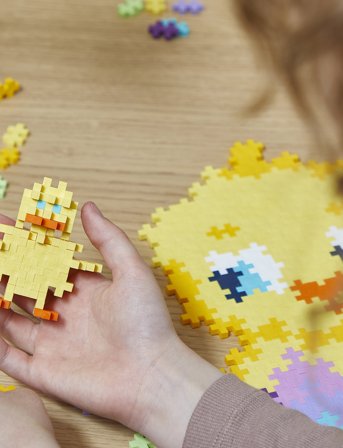 Plus-Plus Plus-Plus Puzzle By Number Chick 250Pcs - Multi/patterned - ONE SIZE