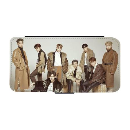 K-pop Ateez Iphone 8 Plånboksfodral Multifärg