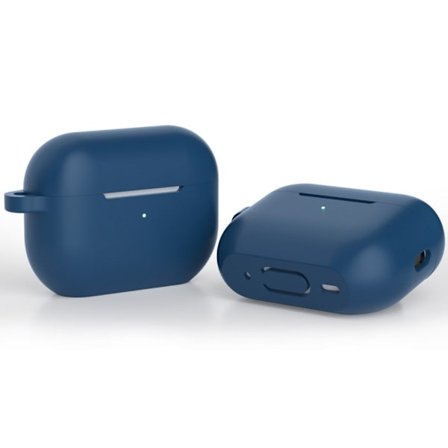 AirPods Pro 2 enkelt silikonfodral - Midnattsblå