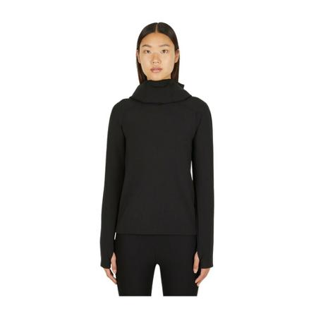 Paco Rabanne, Hooded Sweatshirt Zwart, Dames, Maat:XS