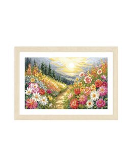 Stickpackung Bild Blumensteig