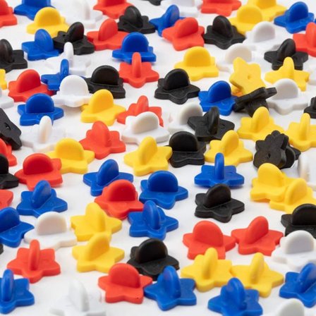 Gummi Pin Ryggar Pin Rygg Stjärnform Star Shape Lapel Pin