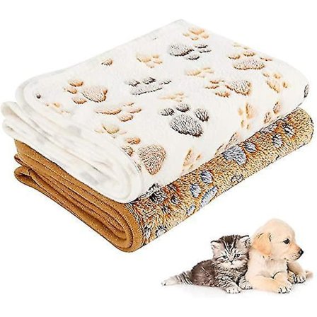 2blankets Stor Myk Dyrepledd Fleece Hundekatt Seng