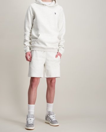 U.S. Polo Assn. DHM Herringbone Sweat Short Grå Shorts Gutt - Kids Brand Store