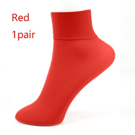 1/5/10 Par Varma strumpor Ankelstrumpor RÖDA 1 PAR
