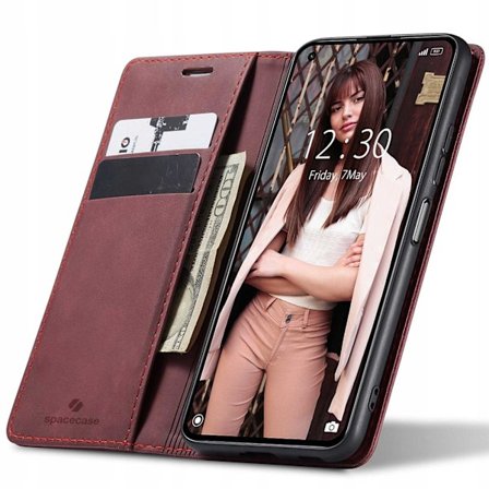 Spacecase Pålbocksväska För Xiaomi Mi 10T Lite Rött Skydd