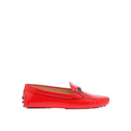 Tod's Gomminos t , Rood , Dames , Maat: 39 1/2 EU Instappers