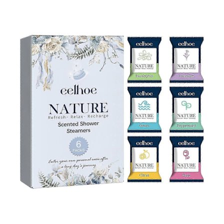 Aromaterapi Duschtabletter - Avkopplande Doft & Djuprengörande Spa-upplevelse - 6-pack