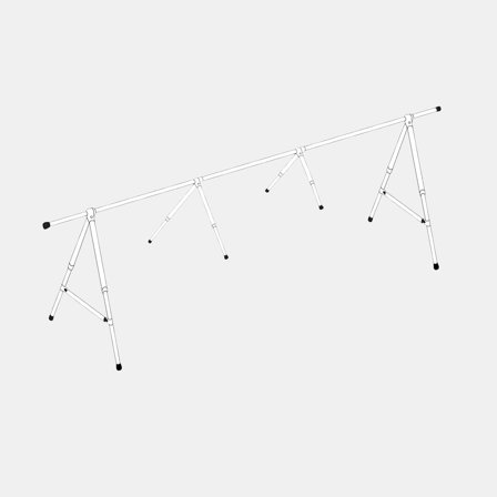 Estrutura em A NOA, 9 metros