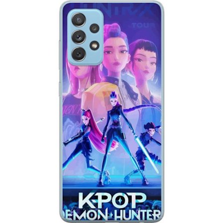 Kompatibelt Mobilskal till Samsung Samsung Galaxy A72 5G Trendiga KPop Demon Hunters docka figur