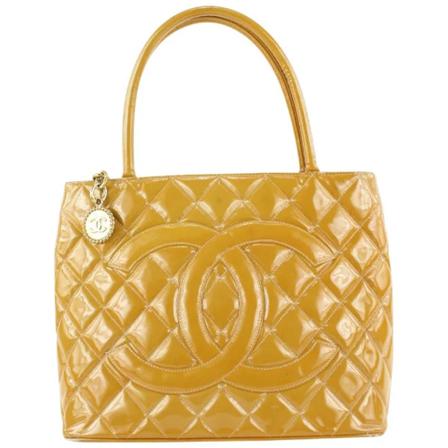 Chanel Vintage, Pre-owned Leather chanel-bags Oranje, Dames, Maat:ONE Size,leer