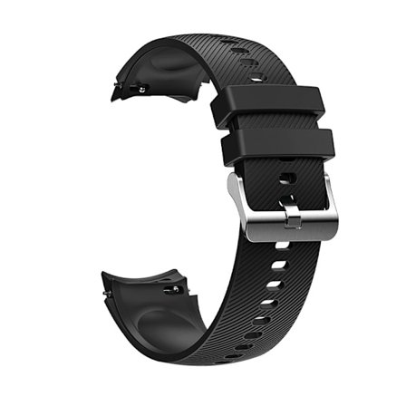 Sort silikone urrem til OPPO Watch X - 22mm