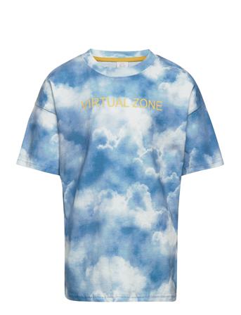 T Shirt Dropped Shoulder Aop C Patterned Lindex