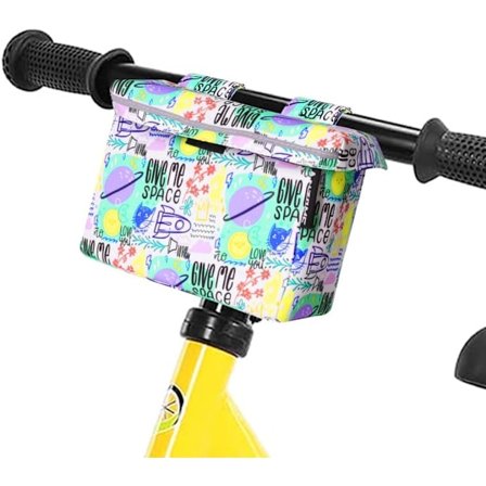 Jente Sykkelkurv - Dekorativt Tilbehør til Sykkel for Barn