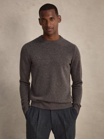 John Henric Men's Brauner Pullover Relaxed Fit Size XL
