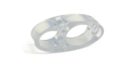 Habo Kombo Håndtaksbeskyttelse transparent, 2-pakning, Dør- & vindusbeslag