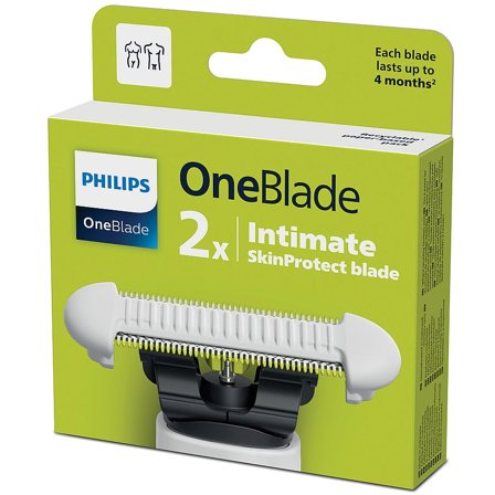 Philips OneBlade Intimate Skær, Skincare, Hårfjerning, Ladyshavere