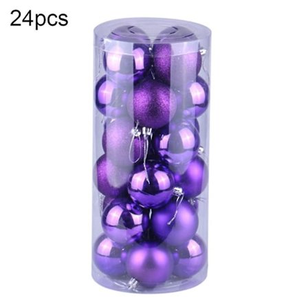 24 kpl joulukuusen pallo riipus koriste Uusi vuosi Hää Koti Juhla Puu Koriste Jikaix (FMY)