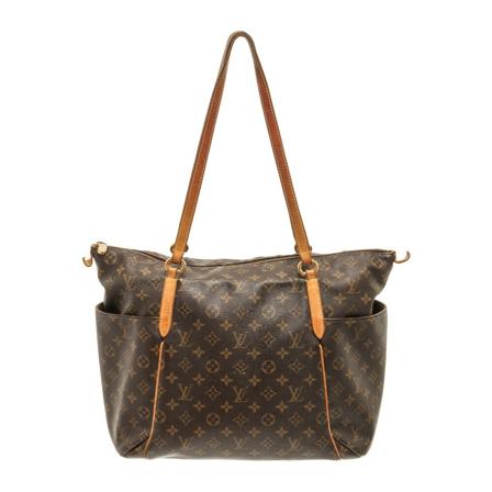 Louis Vuitton Vintage Pre-owned Louis Vuitton Brown Monogram Canvas Totally GM Shoulder Tas , Bruin , Dames , Maat: ONE Size Vintage Tassen