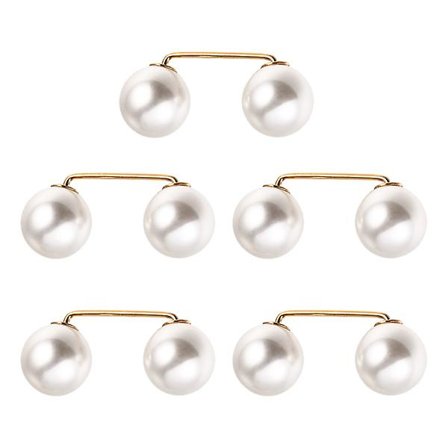 5st Pearl Safety Kvinnor Brosch Pin Premium Brosch Pin Praktisk Brosch Pin