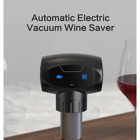 Elektrisk vakuumpumpe for vin med vinflaskeforsegler (Wit