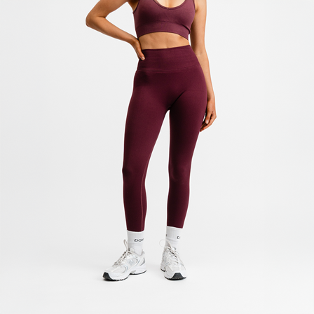 Drop of Mindfulness Träningstights Rödbrun