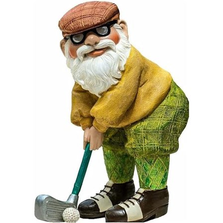 Glohome Have Gnome Statue Have Gnome Figur - Golf Udendørs